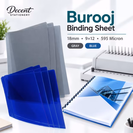 Burooj Binding Sheet 18mm 9×12 – 595 Micron