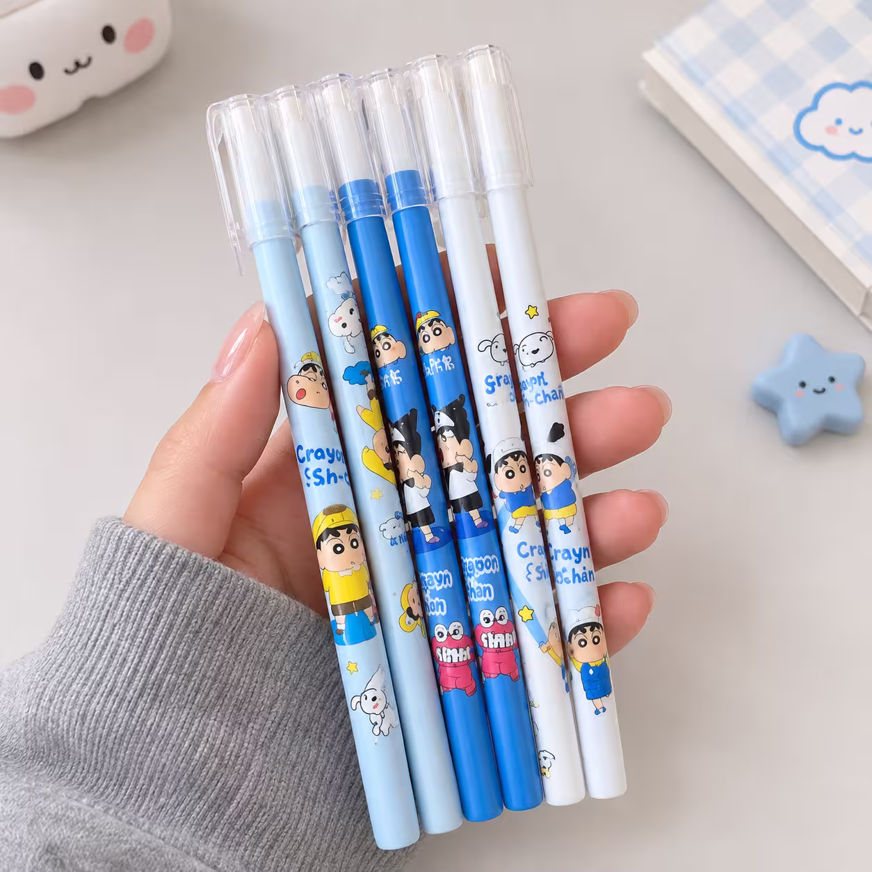 Crayon gel pens