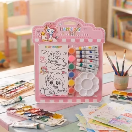 Kids DIY Paint & Craft Stationery Set