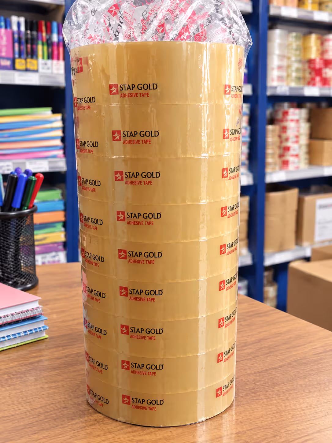 adhesive packaging tape rolls
