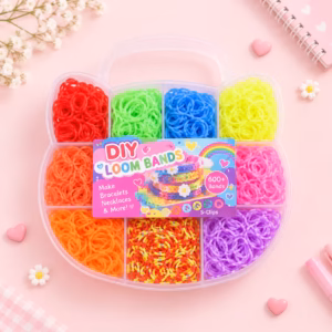 DIY Colorful Loom Band Kit