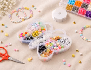Girls DIY Bead Jewelry Making Kit Set