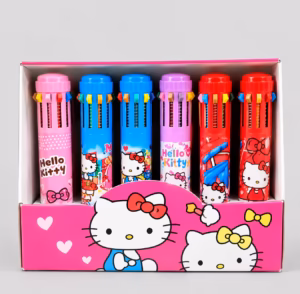 Multicolor 10 in 1 Character Ballpoint Pen