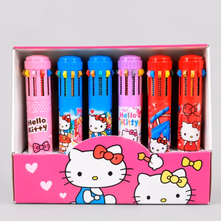 Multicolor 10 in 1 Character Ballpoint Pen